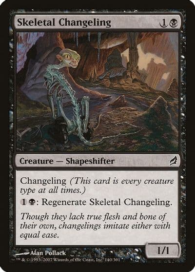 Skeletal Changeling Lorwyn Magic card
