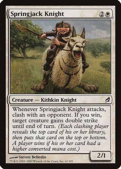 Springjack Knight Lorwyn Magic card