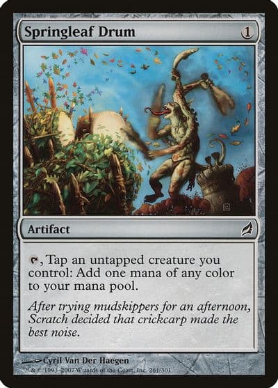 Springleaf Drum Lorwyn Magic card