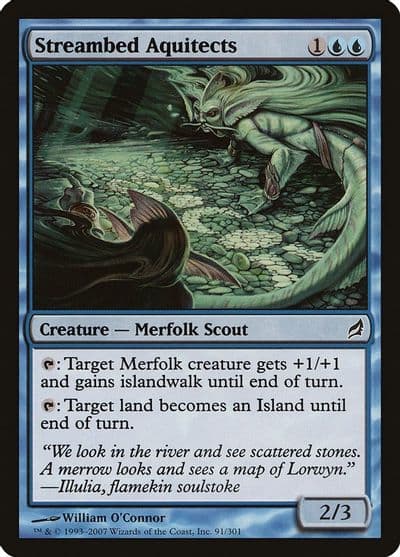 Streambed Aquitects Lorwyn Magic card
