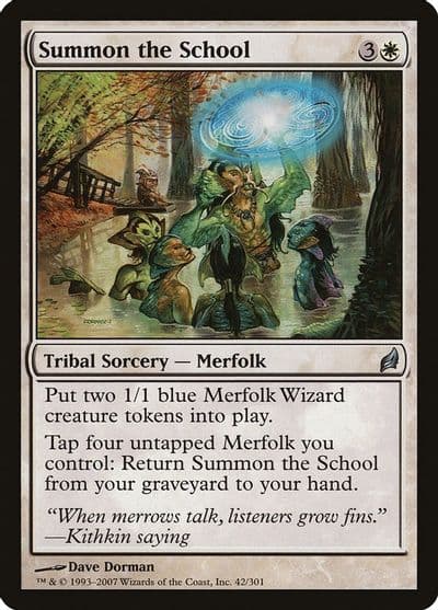 Summon the School Lorwyn Magic card