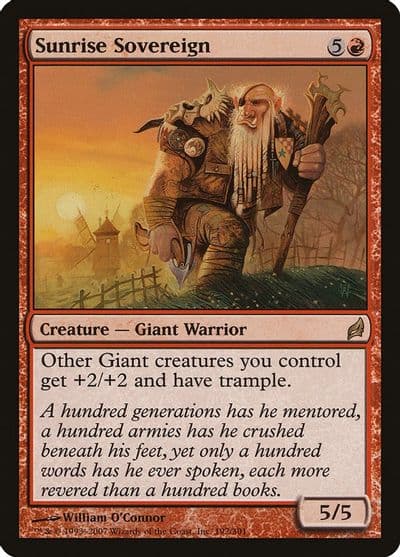 Sunrise Sovereign Lorwyn Magic card