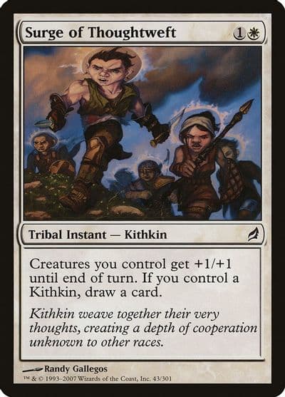 Surge of Thoughtweft Lorwyn Magic card