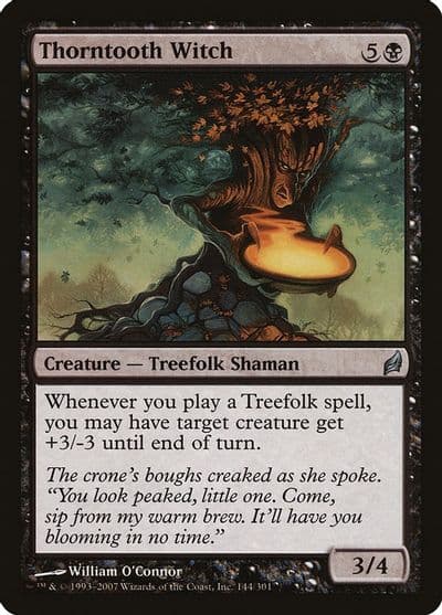 Thorntooth Witch Lorwyn Magic card
