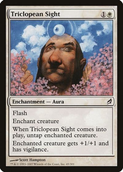 Triclopean Sight Lorwyn Magic card