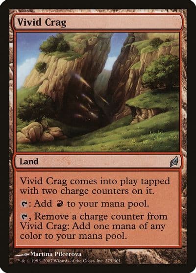 Vivid Crag Lorwyn Magic card