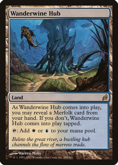 Wanderwine Hub Lorwyn Magic card
