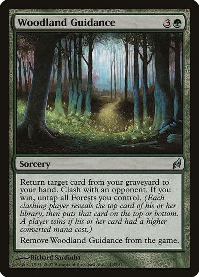 Woodland Guidance Lorwyn Magic card