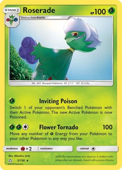 Roserade SM - Ultra Prism Pokemon card