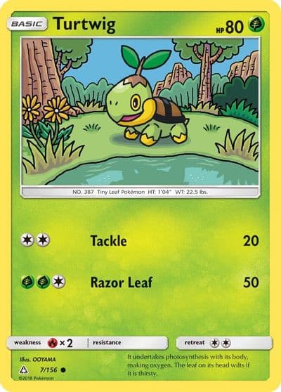Turtwig (7) SM - Ultra Prism Pokemon card