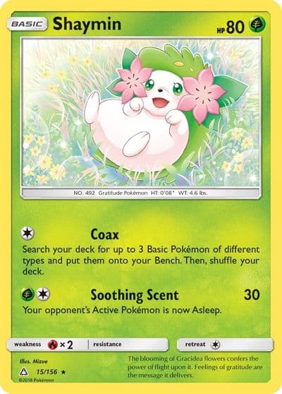 Shaymin (15) SM - Ultra Prism Pokemon card