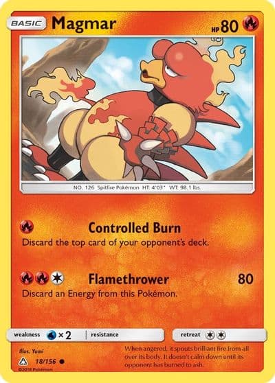 Magmar SM - Ultra Prism Pokemon card