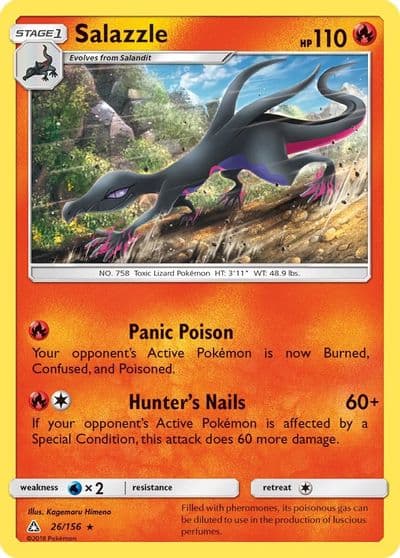 Salazzle SM - Ultra Prism Pokemon card