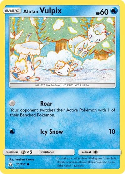 Alolan Vulpix SM - Ultra Prism Pokemon card