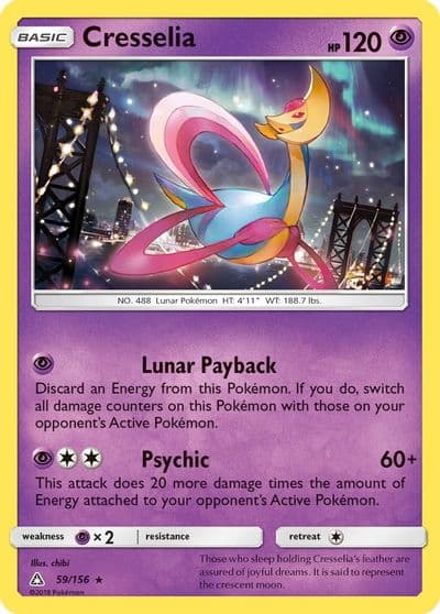 Cresselia SM - Ultra Prism Pokemon card