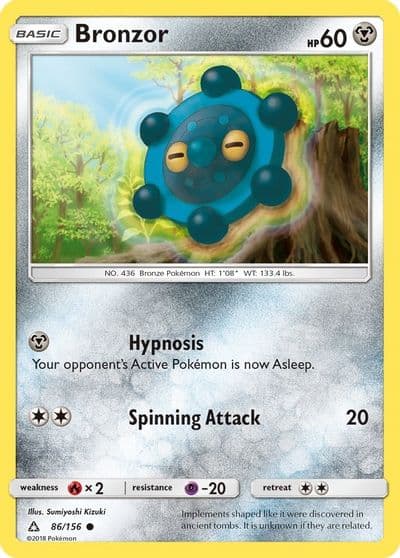 Bronzor SM - Ultra Prism Pokemon card
