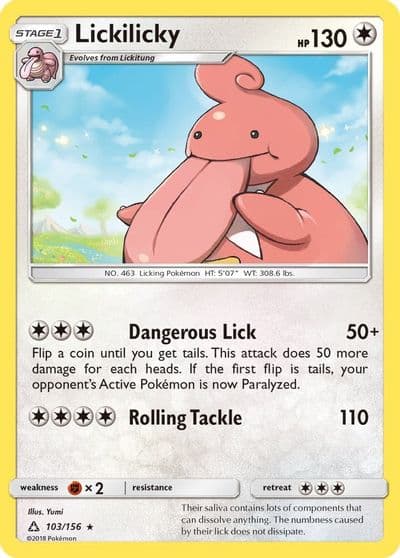 Lickilicky SM - Ultra Prism Pokemon card