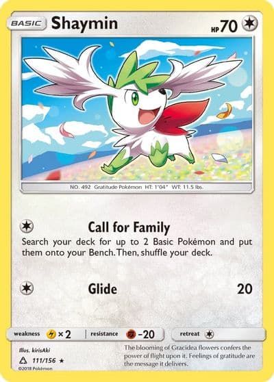 Shaymin (111) SM - Ultra Prism Pokemon card
