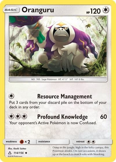 Oranguru SM - Ultra Prism Pokemon card