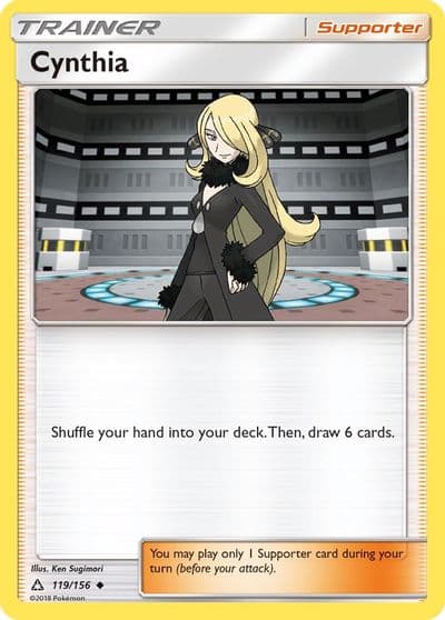 Cynthia SM - Ultra Prism Pokemon card