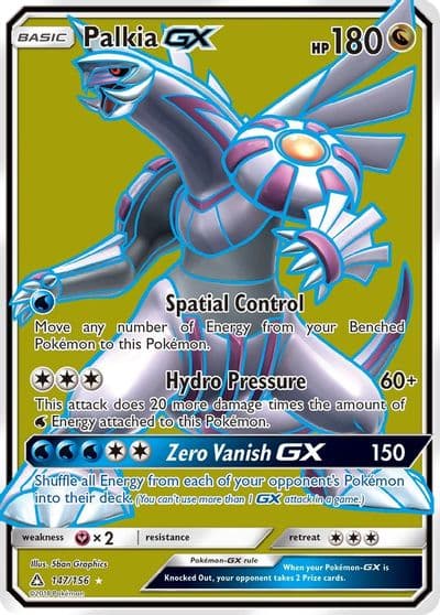 Palkia GX (Full Art) SM - Ultra Prism Pokemon card