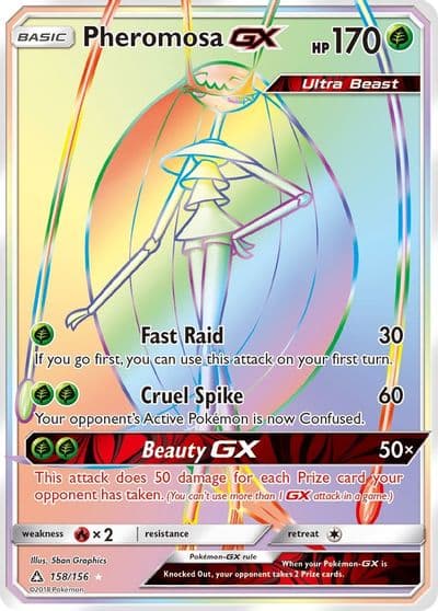 Pheromosa GX (Secret Rare) SM - Ultra Prism Pokemon card