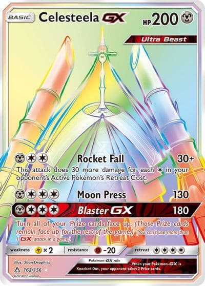 Celesteela GX (Secret Rare) SM - Ultra Prism Pokemon card