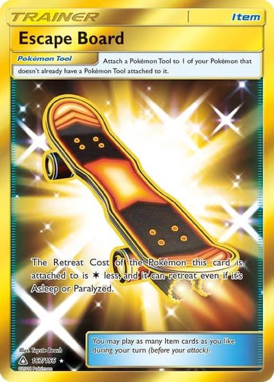 Escape Board (Secret Rare) SM - Ultra Prism Pokemon card