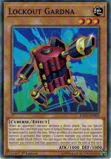 Lockout Gardna Extreme Force Yu-Gi-Oh! card