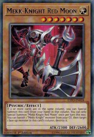 Mekk Knight Red Moon Extreme Force Yu-Gi-Oh! card