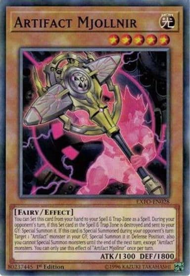 Artifact Mjollnir Extreme Force Yu-Gi-Oh! card