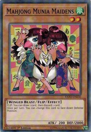 Mahjong Munia Maidens Extreme Force Yu-Gi-Oh! card