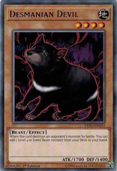 Desmanian Devil Extreme Force Yu-Gi-Oh! card