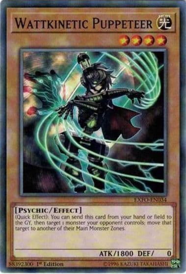 Wattkinetic Puppeteer Extreme Force Yu-Gi-Oh! card