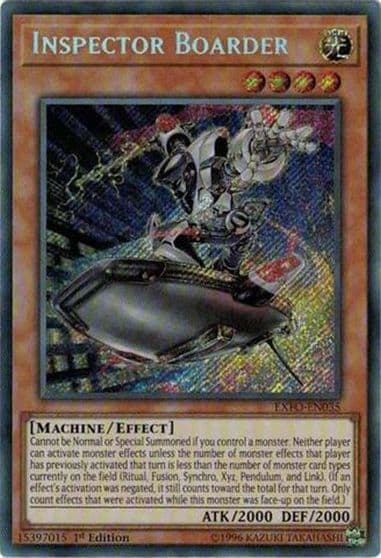 Inspector Boarder Extreme Force Yu-Gi-Oh! card