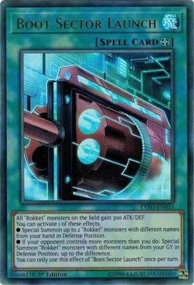 Boot Sector Launch Extreme Force Yu-Gi-Oh! card