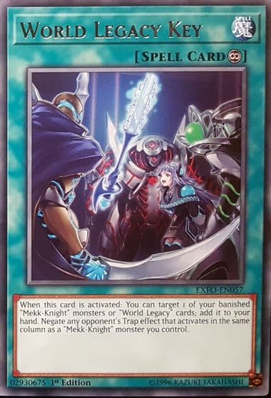 World Legacy Key Extreme Force Yu-Gi-Oh! card