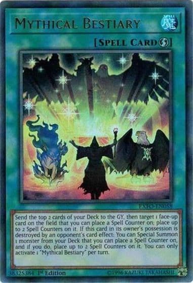 Mythical Bestiary Extreme Force Yu-Gi-Oh! card