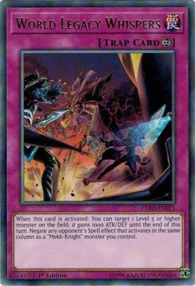 World Legacy Whispers Extreme Force Yu-Gi-Oh! card