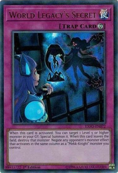 World Legacys Secret Extreme Force Yu-Gi-Oh! card