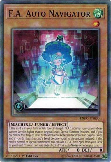 FA Auto Navigator Extreme Force Yu-Gi-Oh! card