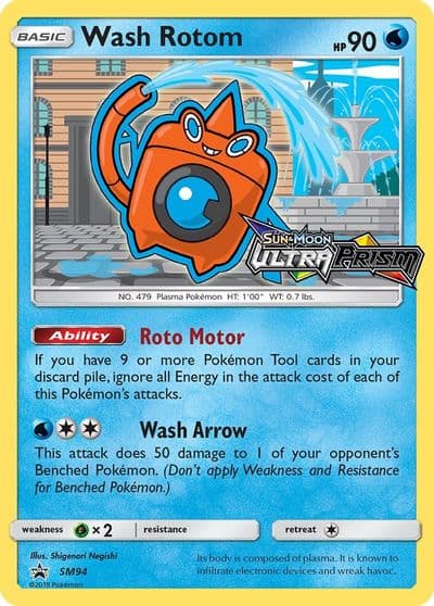 Wash Rotom - SM94 (Prerelease) SM Promos Pokemon card