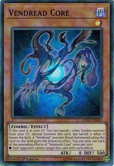 Vendread Core Extreme Force Yu-Gi-Oh! card