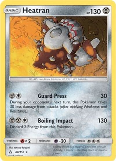 Heatran (Prerelease Kit Exclusive) Deck Exclusives Pokemon card