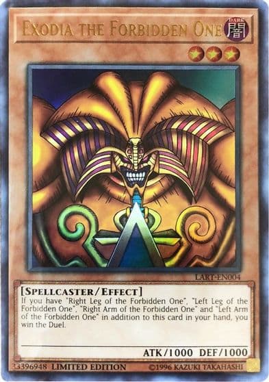 Exodia the Forbidden One The Lost Art Promotion Yu-Gi-Oh! card