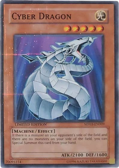 Cyber Dragon Mattel Action Figure Promos: Series 3 Yu-Gi-Oh! card