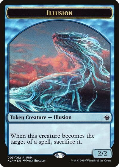 Illusion Saproling Double Sided Token FNM Promos Magic card