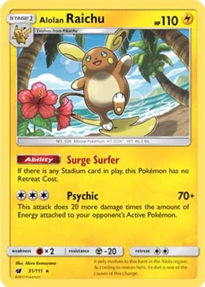 Alolan Raichu (SM Crimson Invasion) Deck Exclusives Pokemon card