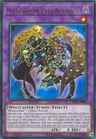 Millennium Eyes Restrict Legendary Duelists: Ancient Millennium Yu-Gi-Oh! card