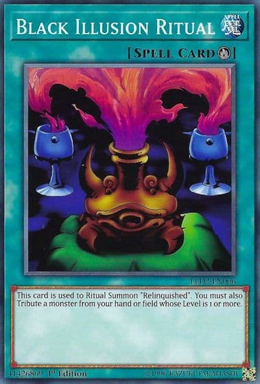 Black Illusion Ritual Legendary Duelists: Ancient Millennium Yu-Gi-Oh! card